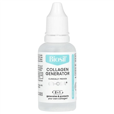 Biosil, Collagen Generator, средство для стимулирования производства коллагена, капли, 30 мл