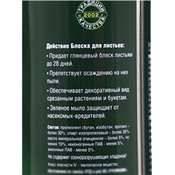 Блеск для листьев «Бона Форте», для растений с жесткой листовой пластиной 300 мл