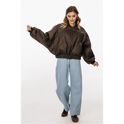 Куртка EOLA 3034.1 шоколад/т.изумруд