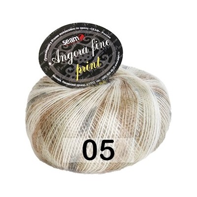 Пряжа Сеам Angora Fine Print