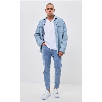 Джинсы F411-0175 l.blue