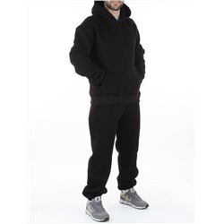 KBC 05 BLACK Костюм спортивный утепленный мужской (50% хлопок, 50% полиэстер)