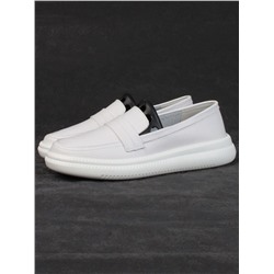 03-ZL-8501 WHITE Полуботинки женские (натуральная кожа)