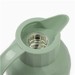 Термос-кофейник TAKE IT EASY, 1.5 л, сохраняет тепло 24 ч, стеклянная колба, пластик, зелёный