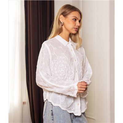 Блуза #КТ809 (5), белый