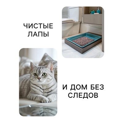 Наполнитель минеральный впитывающий «Пижон» для короткошерстных кошек, 5 л