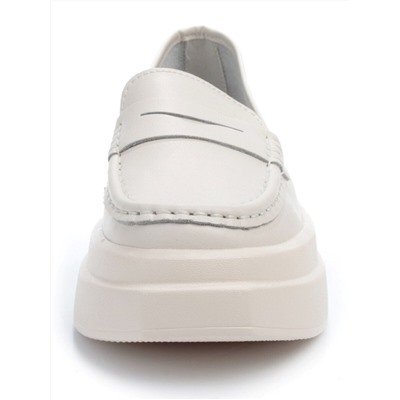 03-PDE31-1 BEIGE Лоферы женские (натуральная кожа)