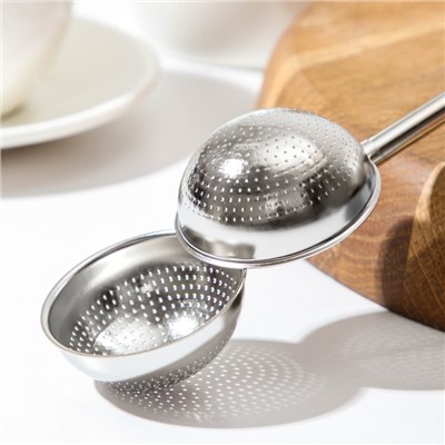 Сито для чая механическое Vent, серебристое