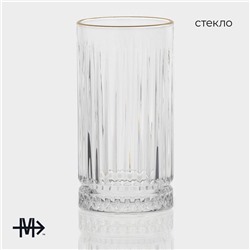 Стакан Magistro «Элизиум», 450 мл, 7.5×14.5 см, стекло, прозрачный