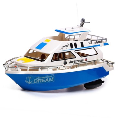 УЦЕНКА Катер радиоуправляемый «Яхта», на батарейках, МИКС