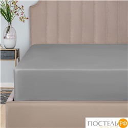 DOME ФАРОСТА сер Простыня 230х250 (см), 1пр., хл/сат