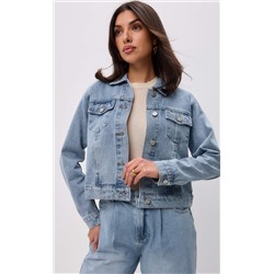 Куртка джинс F312-1237 middle blue