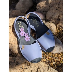 Ab.Zapatos 320-8 PC lila+Pendientes flores PA3768 lila