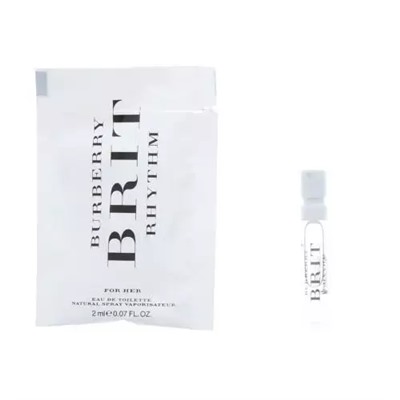 BURBERRY BRIT RHYTHM edt (w) 2ml пробник
