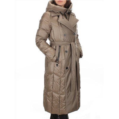 A31 DK. BEIGE Пальто зимнее женское ANAVISTA (био-пух)
