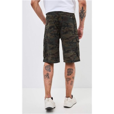 Шорты F411-0987 khaki camo