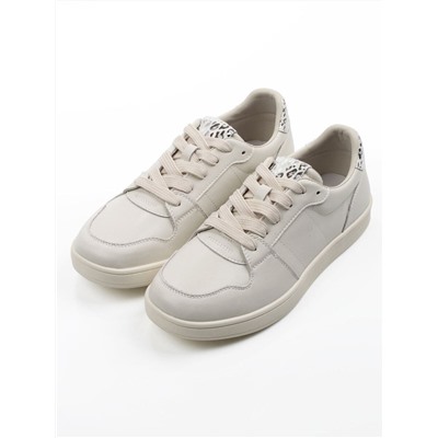 03-A1019-2 LT. BEIGE Полуботинки спортивные женские (натуральная кожа)