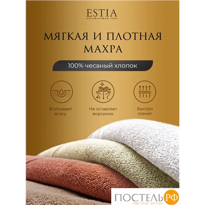 Estia МАРТОС бел Полотенце 50х80, 100% хлопок, 450 г/м2 R