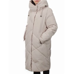 8825 LT. BEIGE Пальто зимнее женское (200 гр. холлофайбер)