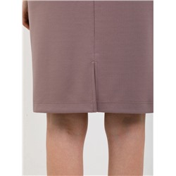 Платье трикотажное с брошкой