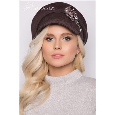 Кепка Либерти (экозамша)23-т.антрацит