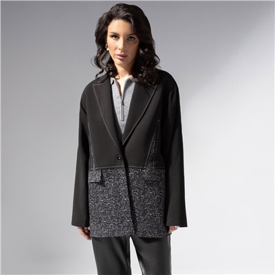 Жакет на подкладе с подплечниками, Решительный ход (оригинал)