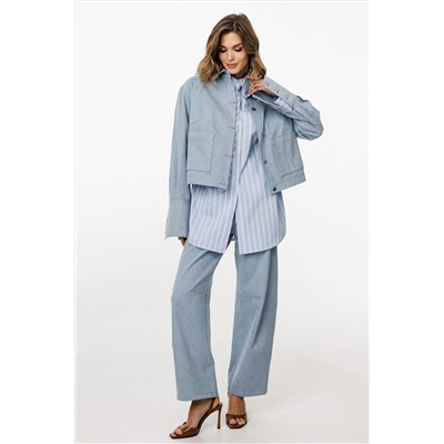 Блуза EOLA 3042.2 голубой