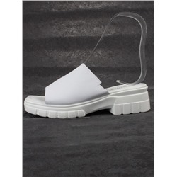 08-PEXL131-1 WHITE Босоножки женские (натуральная кожа)