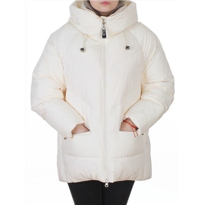 8808 MILK WHITE Куртка зимняя женская (150 гр. холлофайбер)
