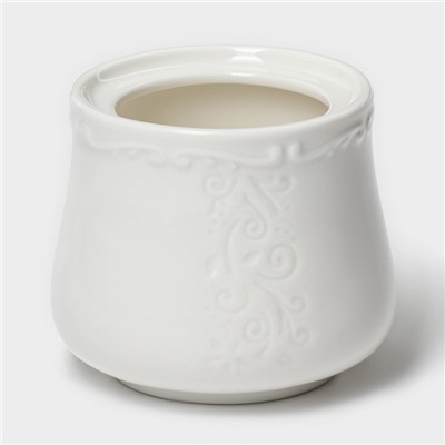 Сахарница Magistro Kingdom, 250 мл, фарфор, белая