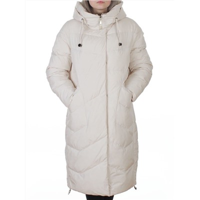 8806 MILK WHITE Пальто зимнее женское (150 гр. холлофайбер)