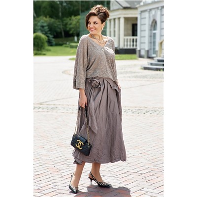 Блуза, юбка Vittoria Queen 25803 капучино