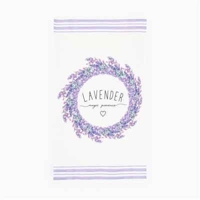 Кухонный набор «Этель» Lavender: полотенце, формочки для печенья