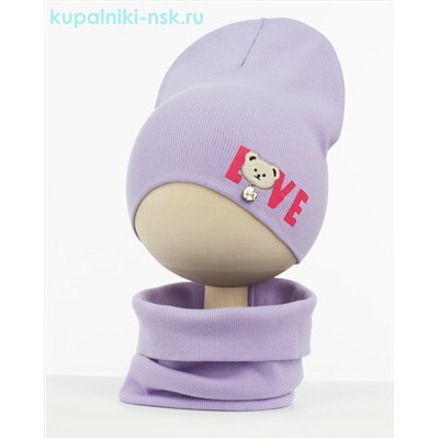 02-23-LT Комплект (колпак+снуд) (50-52)