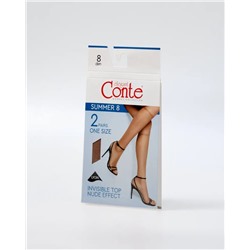 CONTE SUMMER 8 (2 пары) Гольфы женские