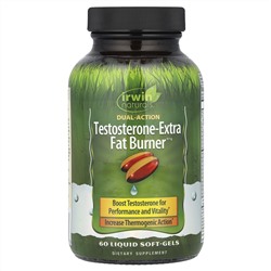 Irwin Naturals, Testosterone-Extra Fat Burner, 60 мягких таблеток