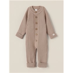 Комбинезон вязаный SL Home, рост 92 - 98 см, бежевый
