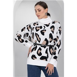 Джемпер Лоренсия (бело-бежевый) Б12700-18