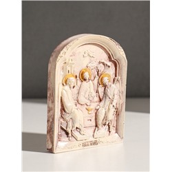 Икона «Святая троица», с подвесом, 12×9×2 см, гипс, роспись