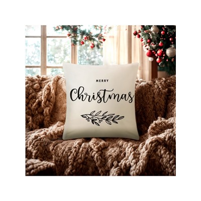 Наволочка декоративная новогодняя «Этель. Christmas», 40×40 см, велюр
