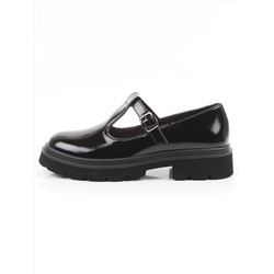 06-DLG02-2 BLACK Туфли женские (натуральная кожа)