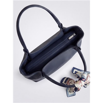 Женская кожаная сумка Richet 2990LN 878 Синий