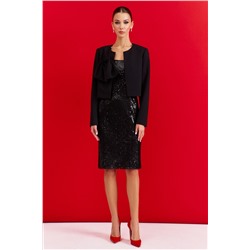 DiLiaFashion 0907 черный, Жакет,  Платье