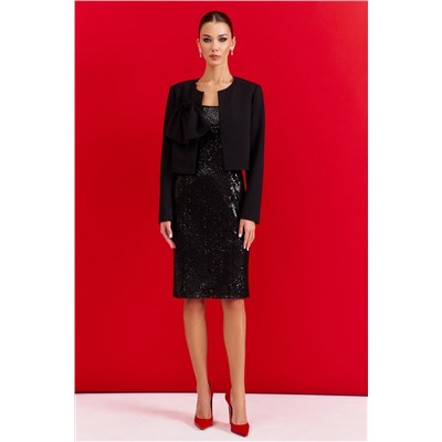 DiLiaFashion 0907 черный, Жакет,  Платье