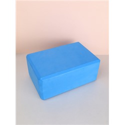 Блок для йоги и фитнеса спортивный 23*15*10 см / YJZ590/4/ уп 50/ синий