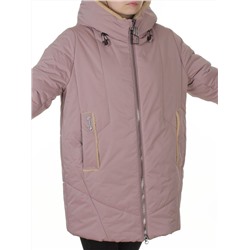 M-9085 PINK POWDER Куртка зимняя женская (верблюжья шерсть, 120 гр. холлофайбер)