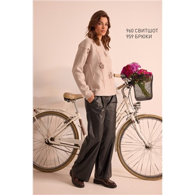 NiV NiV fashion 960 светло-бежевый, Свитшот