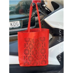 Ab.Zapatos 3420 MANDARINA+PELLE 16/05 LÁSER FLOR CORAL АКЦИЯ