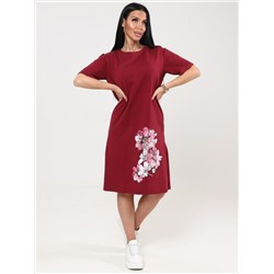 Антуриум - туника бордовый