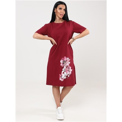 Антуриум - туника бордовый